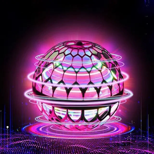 Flying Spinner Ball – LED Light Up Boomerang Orb Toy | Shockproof, Auto Return Hover