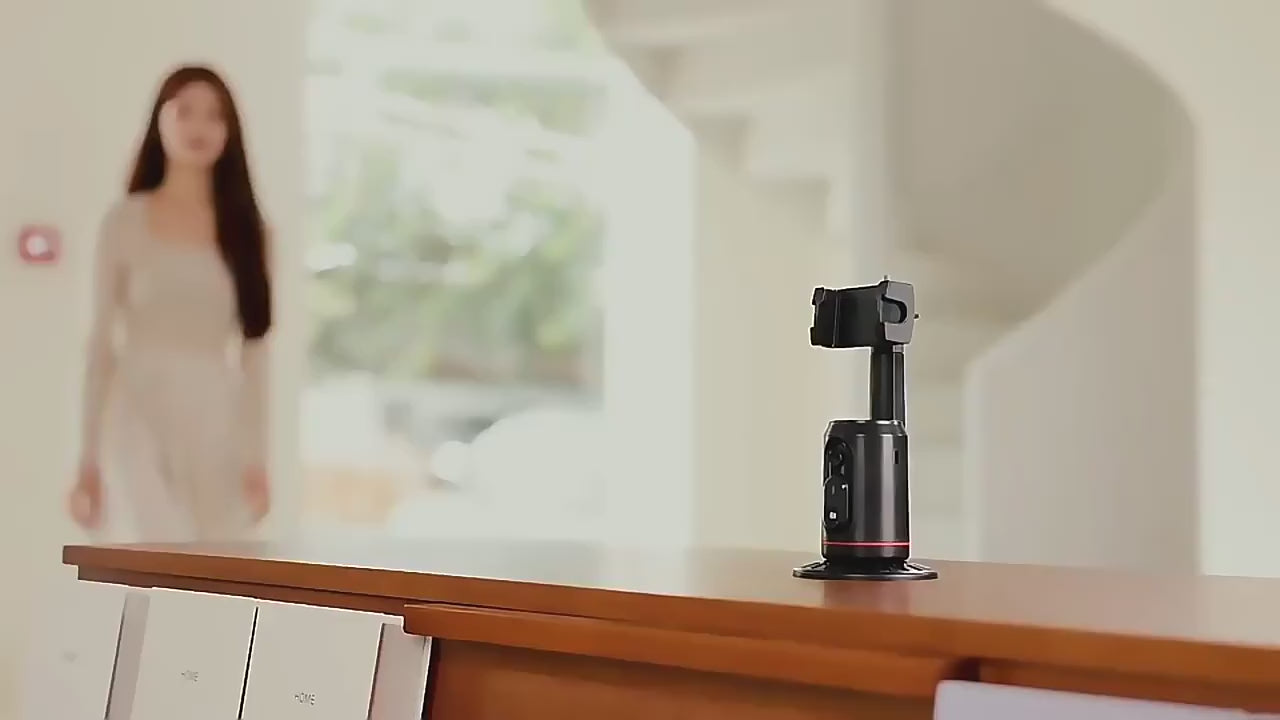 Lumi X360™ – Smart 360 AI Face & Body Tracking Gimbal with LED Lights